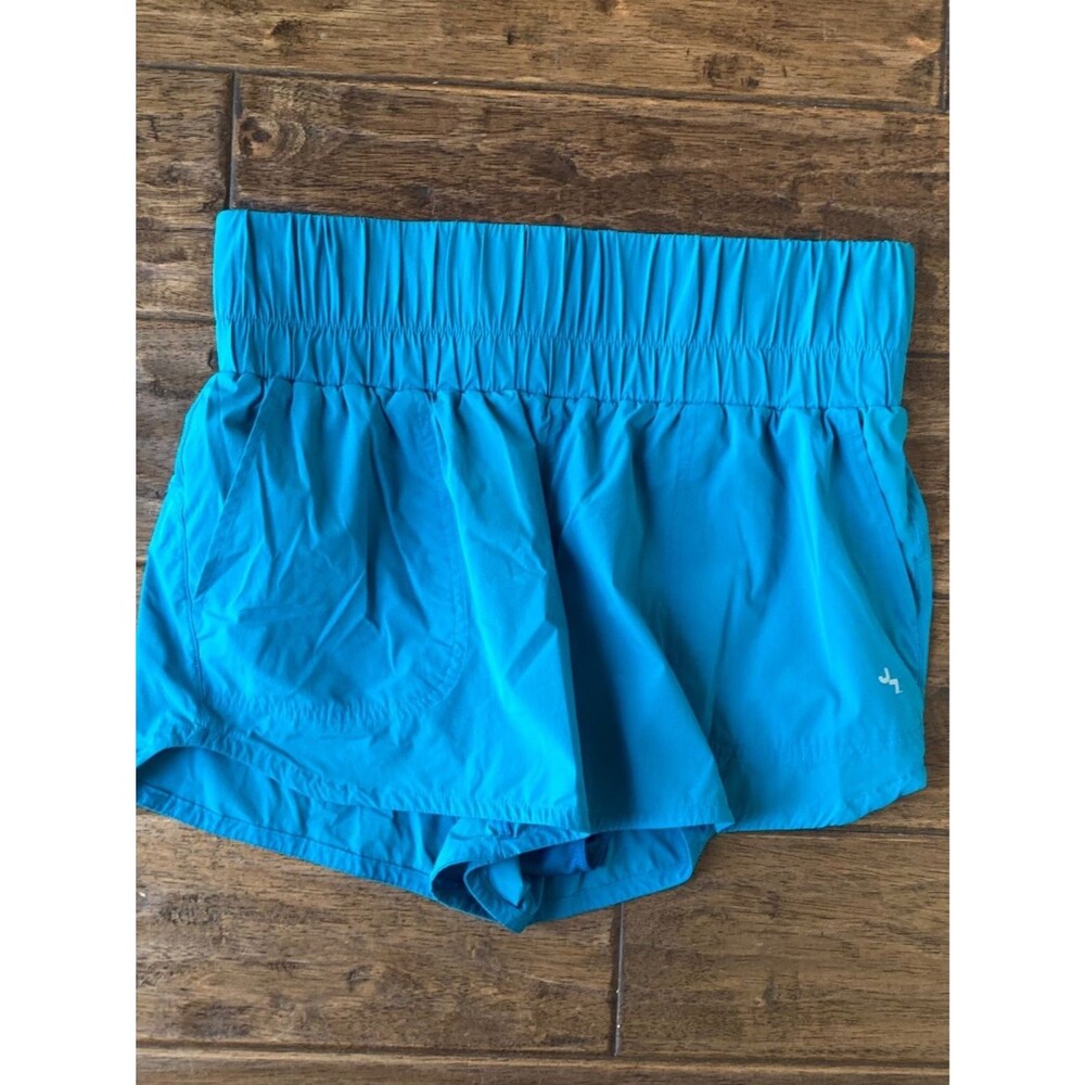 JoyLab Womens Athletic Shorts with Pockets in Atlantic Blue Medium